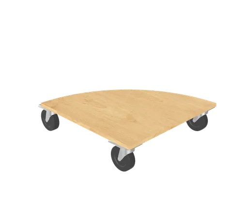 Castors - Kurved Frame