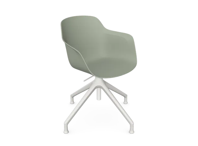 Arm Chair - 4 Star Static (Height Adjustable) (KD, Pack of 4), supplied flat-packed