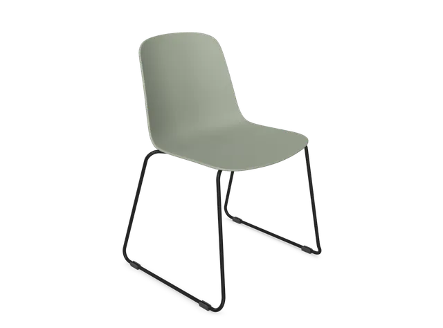 Side Chair - Sled (KD, Pack of 4), supplied flat-packed