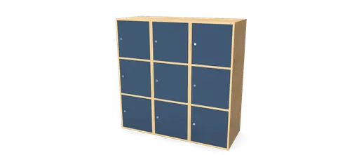 3 High x 3 Wide