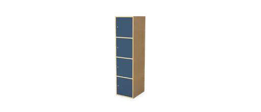 4 High x 1 Wide