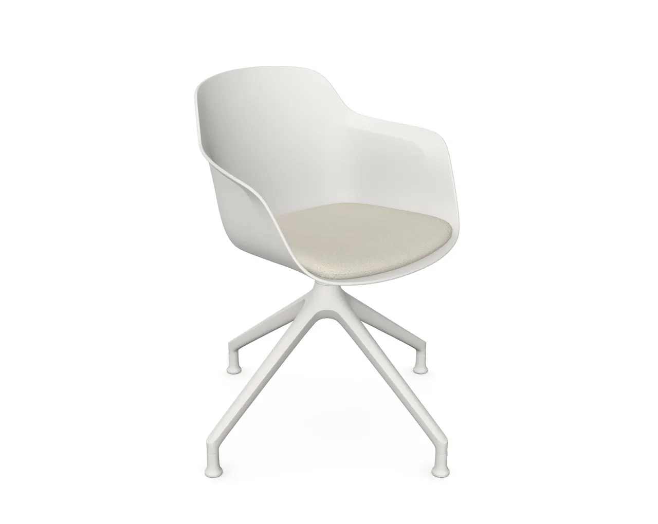 Loria Part-Upholstered Arm Chair - 4 Star Static (Height Adjustable), Chair