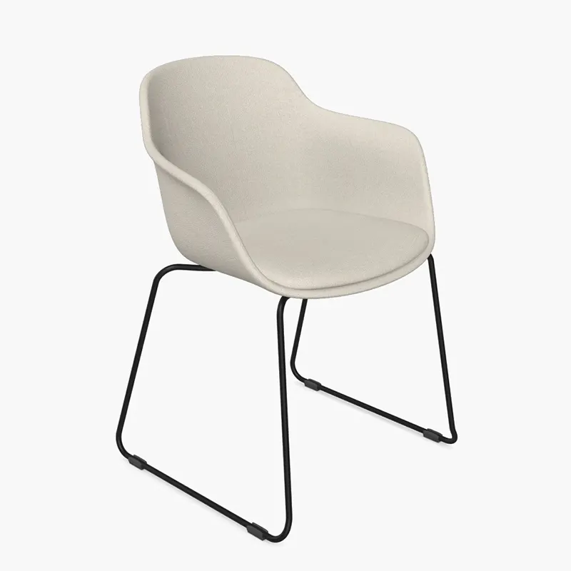 Loria Upholstered Arm Chair - Sled by ØRN Furniture