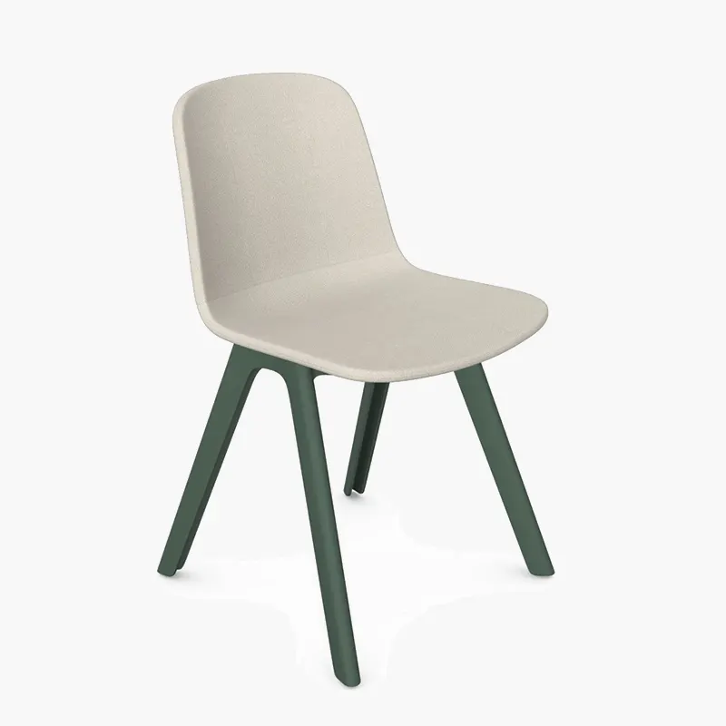 Loria Upholstered Side Chair - 4 Leg Plastic, Chair