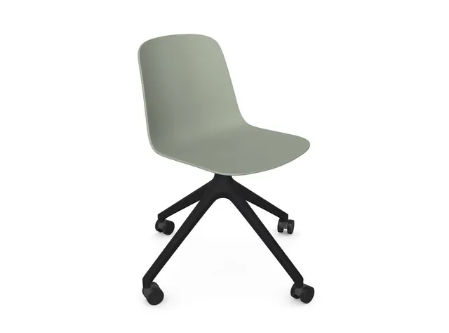 Side Chair - 4 Star Castor (KD, Pack of 4), supplied flat-packed
